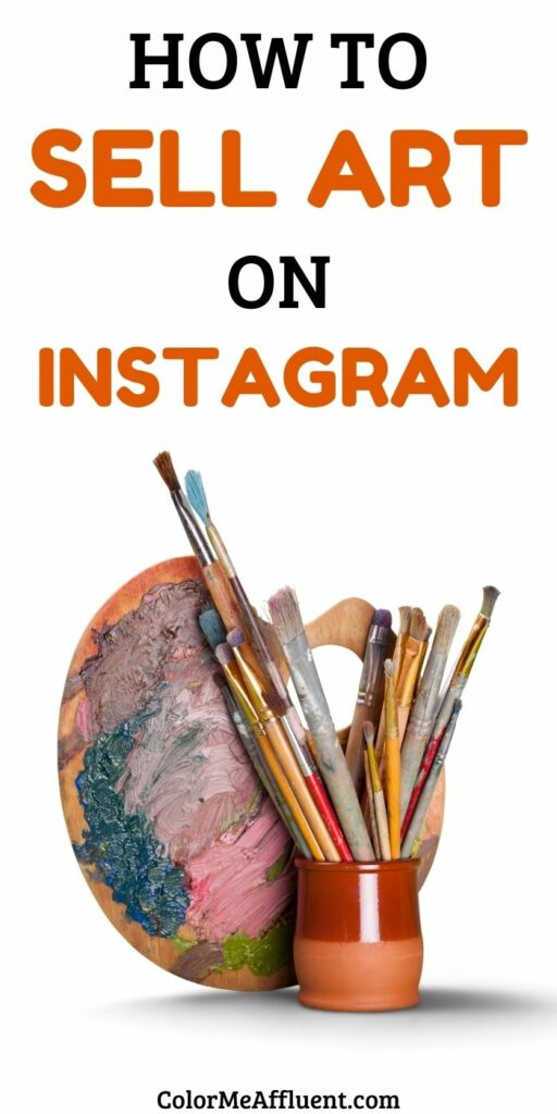 how to sell art on instagram