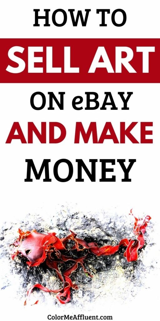 how to sell art on eBay and make money