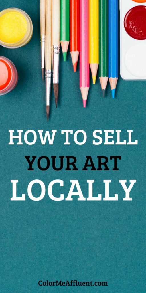 how to sell your art locally