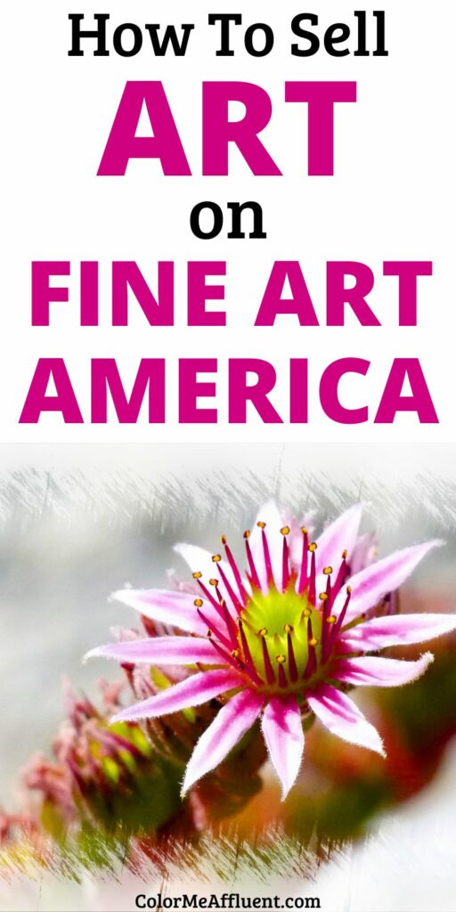 how to sell art on fine art america
