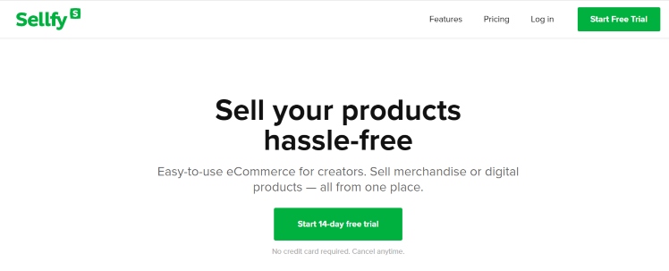 top best eCommerce platforms for artists sellfy
