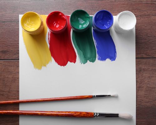 how to use acrylic paint on paper