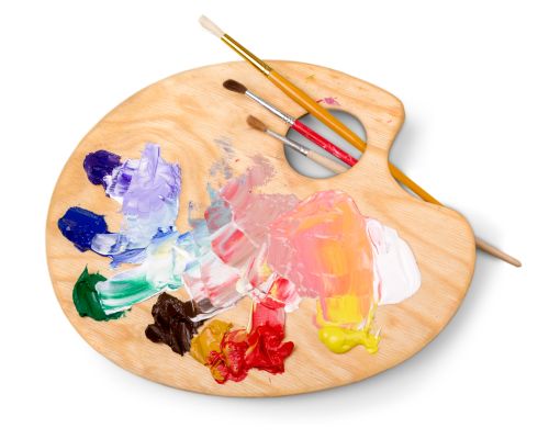 you need a palette to create an oil painting for beginners
