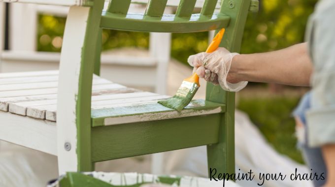 repaint your old chairs